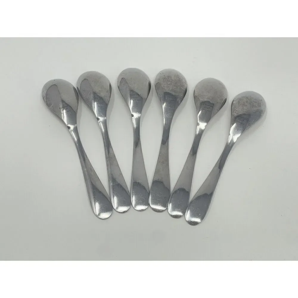 Cuisinart Elite Maree Stainless Glossy Teaspoons 6.5” Set Of 6